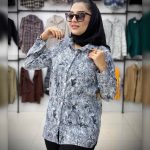 شومیز مانتویی عمده طرح گلپر (پک 4 عددی)