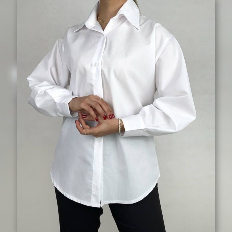 شومیز پیراهنی ساده عمده (پک 4 عددی)
