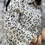 شومیز باکسی ۲ جیب پلنگی عمده (پک 4 عددی)