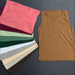 تاپ کتی یقه V عمده (پک 6 عددی)