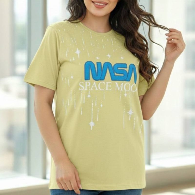 تبشرت چاپ پفکی nasa عمده (پک 4 عددی)