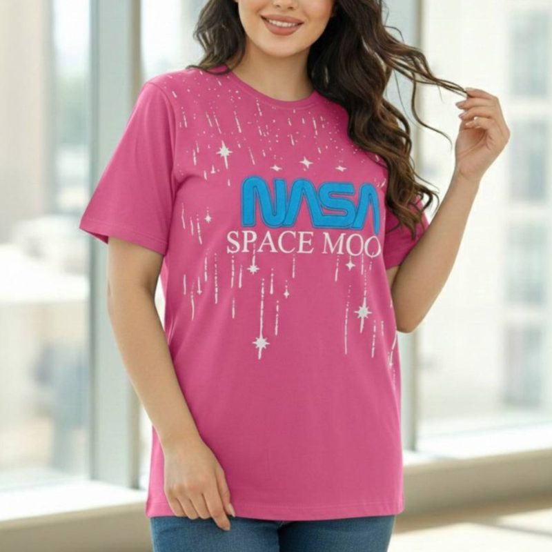 تبشرت چاپ پفکی nasa عمده (پک 4 عددی)