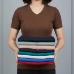 تیشرت بیسیک یقه هفت عمده (پک 5 عددی)