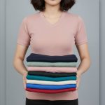 تیشرت بیسیک یقه هفت عمده (پک 5 عددی)