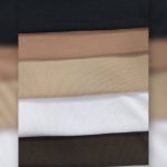 تیشرت بیسیک یقه خشتی عمده (پک 5 عددی)