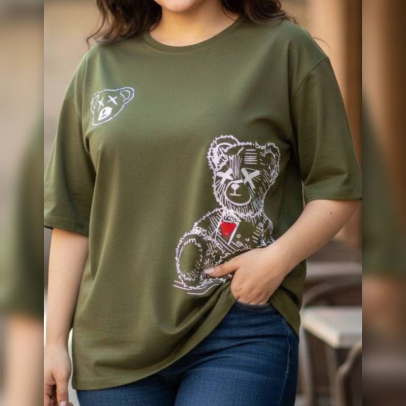 لانگ نیم استین خرس و قلب عمده (پک 6 عددی)