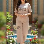 ست تیشرت وشلوارک قواره دار عمده (پک 6 عددی)