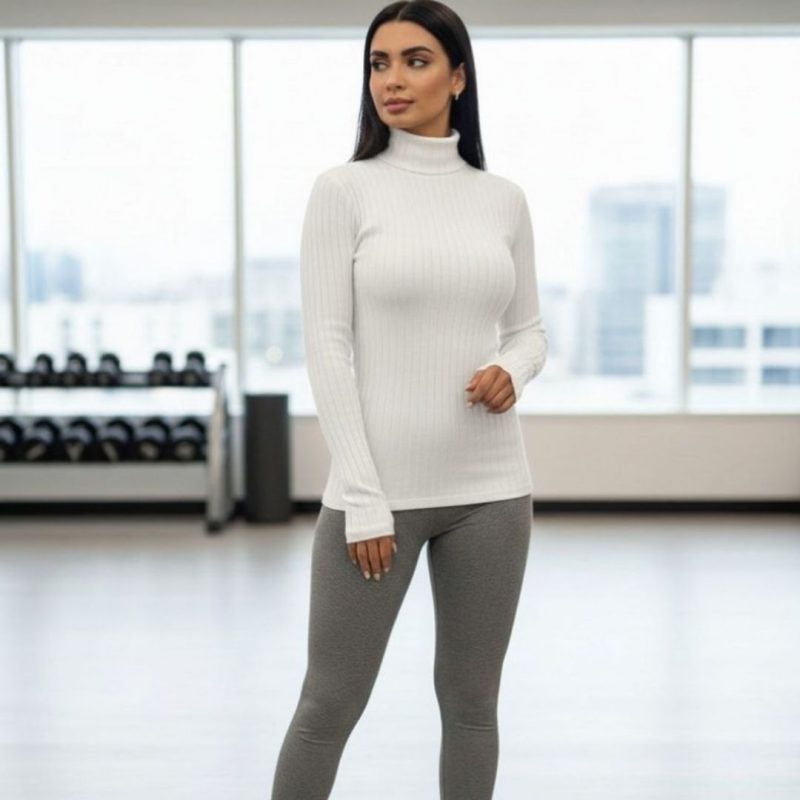 بلوز یقه استاده فینگری عمده (پک 6 عددی)