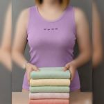 تاپ زنانه بیسیک چاپ پاپیون‌ عمده (پک 6 عددی)