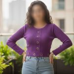 کراپ استین دار حلقه ای عمده (پک 6 عددی)