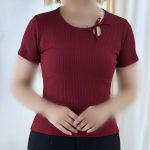 تیشرت نیم‌ استین گره ای عمده (پک 6 عددی)