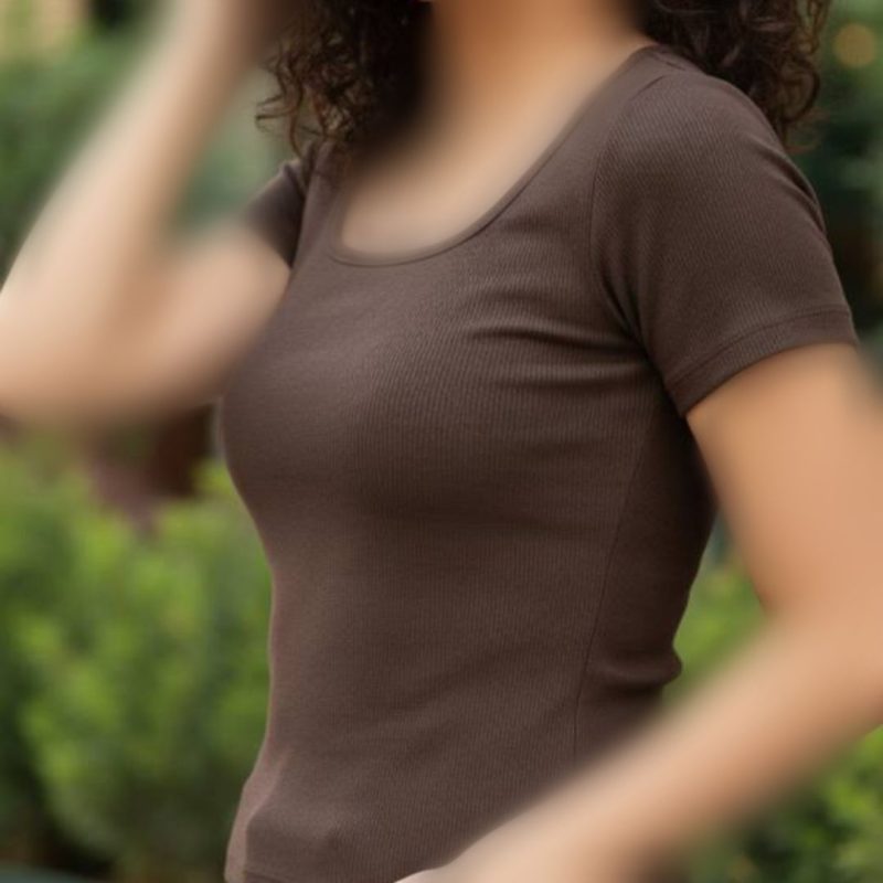 تیشرت بیسیک یقه خشتی عمده (پک 5 عددی)