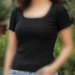 تیشرت بیسیک یقه خشتی عمده (پک 5 عددی)