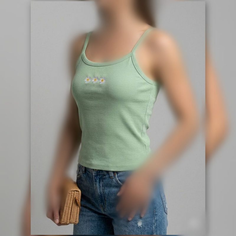 تاپ بندی گلدوزی سه بابونه عمده (پک 6 عددی)