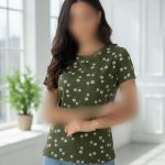 تیشرت استین سرخود بابونه عمده (پک 6 عددی)