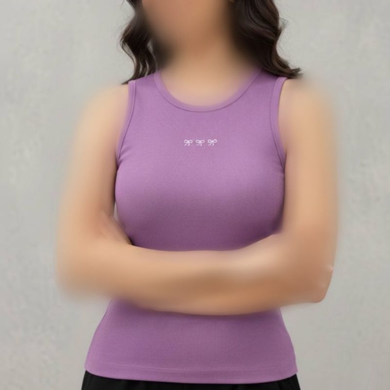 کراپ تاپ حلقه ای چاپ پاپیون عمده (پک 12 عددی)