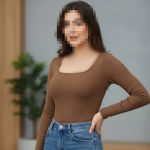 تیشرت استین دار یقه خشت عمده (پک 6 عددی)