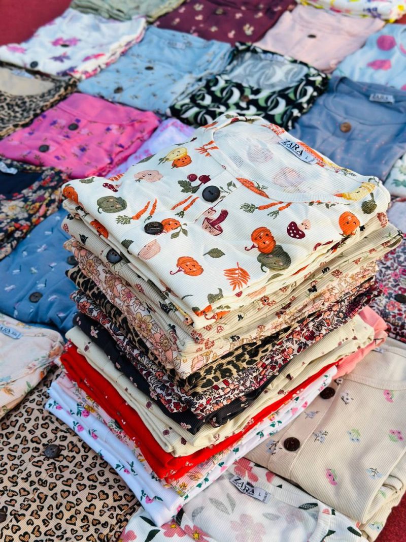 ست تیشرت و‌شلوار zara عمده (پک 6 عددی)