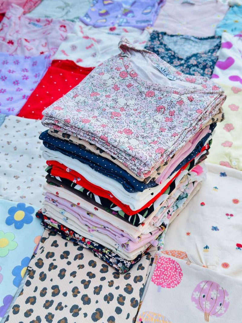 ست کراپ و‌ شورتک ZARA عمده (پک 6 عددی)