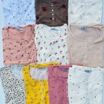 تیشرت یقه گرد ZARA عمده (پک 6 عددی)