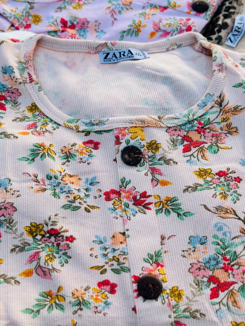 ست تیشرت و‌شلوار zara عمده (پک 6 عددی)