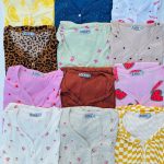 تیشرت یقه هفت ZARA عمده (پک 6 عددی)
