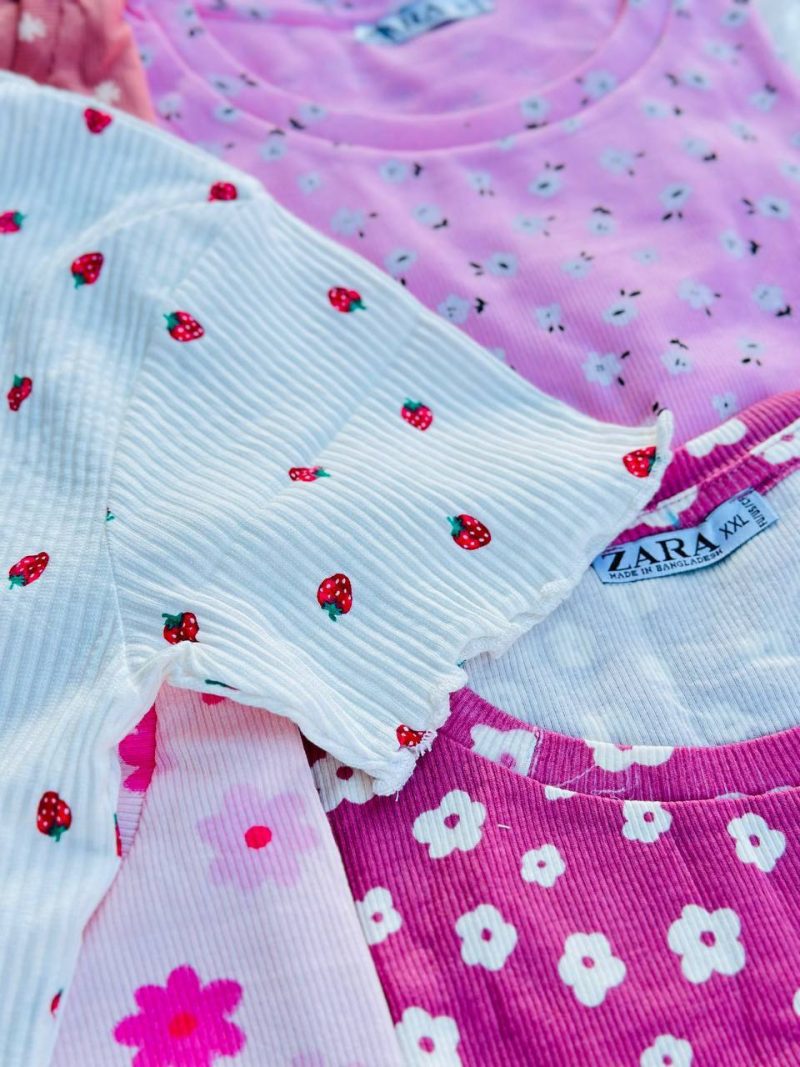 کراپ ZARA مدل چیندار عمده (پک 6 عددی)