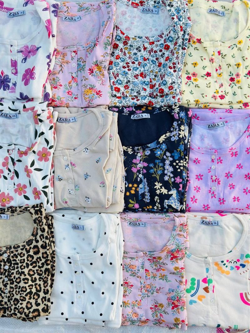 ست تیشرت و‌ شلوار ZARA عمده (پک 6 عددی)