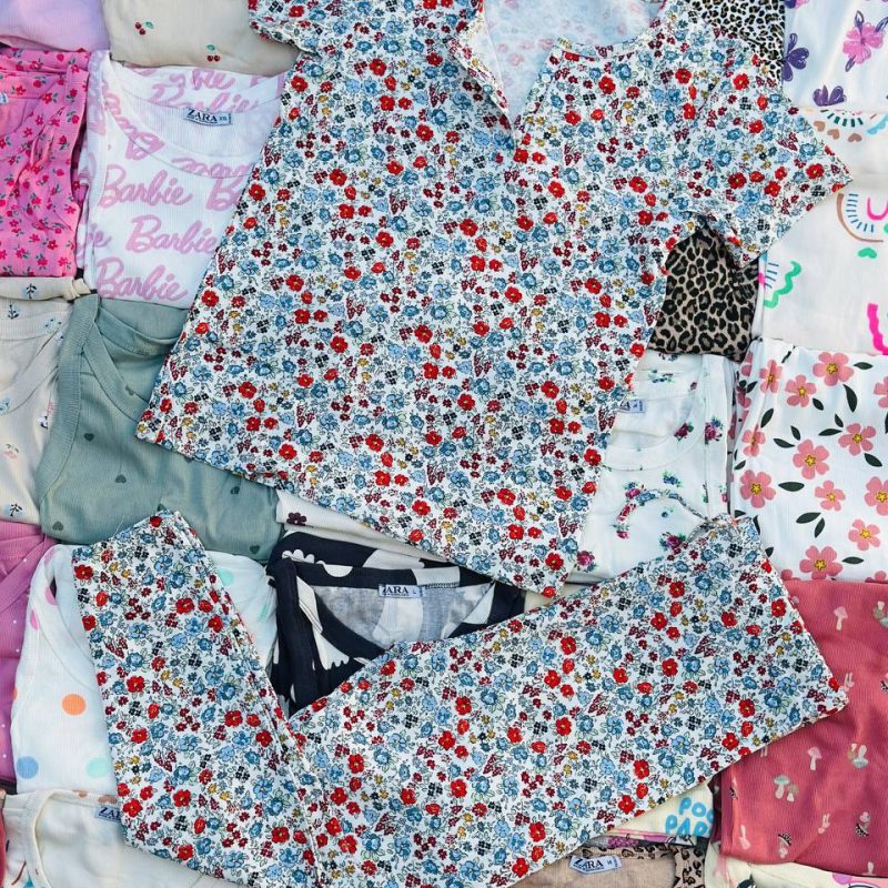 ست تیشرت و‌ شلوار ZARA عمده (پک 6 عددی)