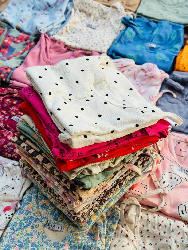 ست کراپ شورتک ZARA عمده (پک 6 عددی)