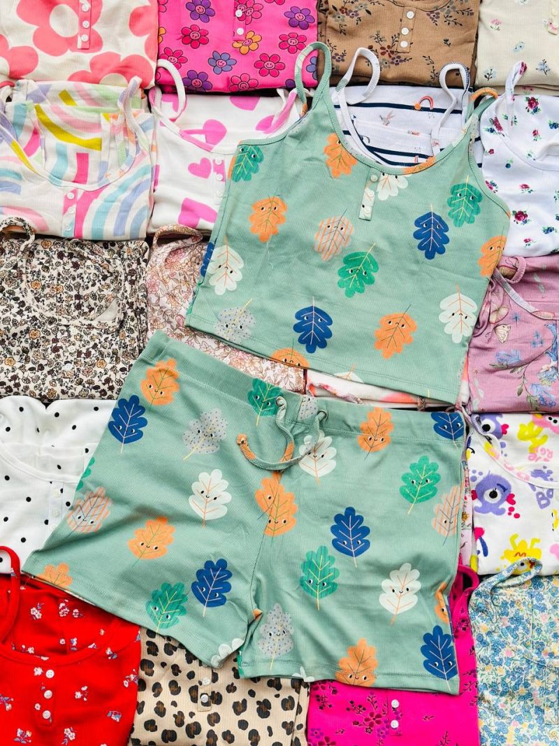 ست کراپ شورتک ZARA عمده (پک 6 عددی)