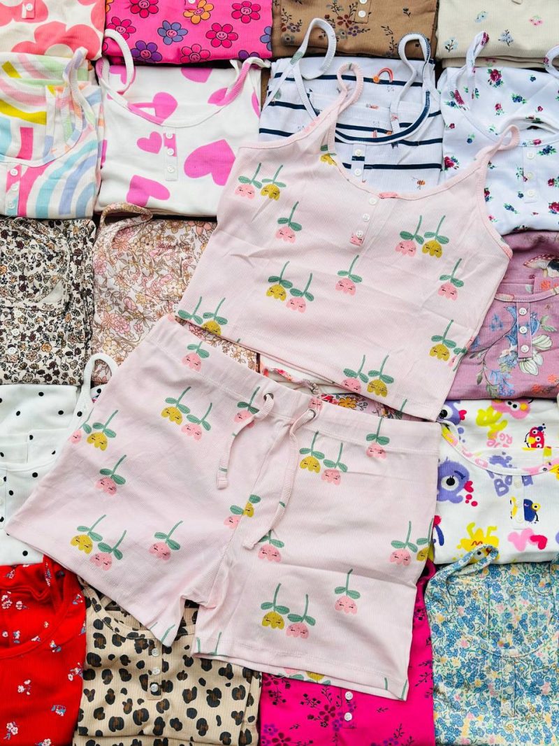 ست کراپ شورتک ZARA عمده (پک 6 عددی)