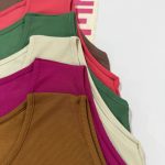 تاپ یقه گرد بیسیک قواره رستمی عمده (پک 6 عددی)