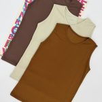 تاپ یقه گرد بیسیک قواره رستمی عمده (پک 6 عددی)