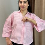 شومیز باکسی یقه هفت سلنا عمده (پک 3 عددی)