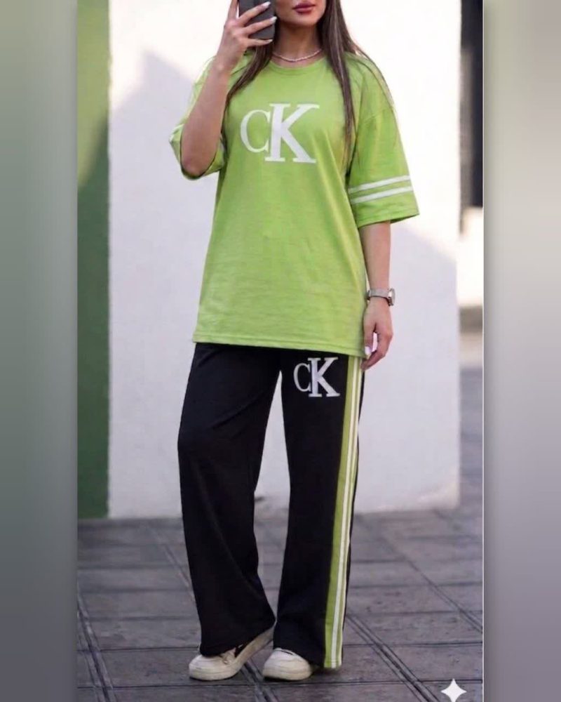ست تیشرت و شلوار بگ CK عمده (پک 3 عددی)