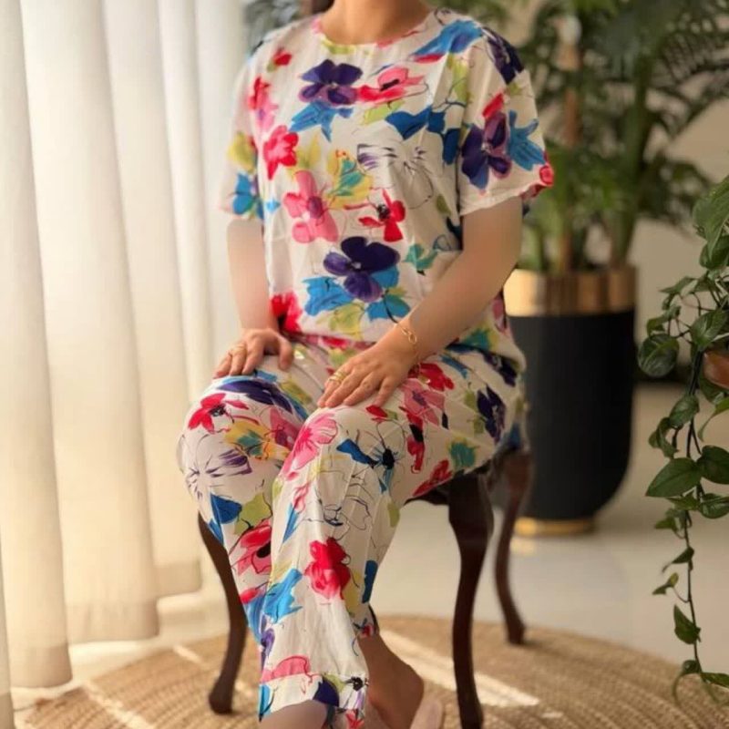 ست تیشرت شلوار سپیده عمده (پک 3 عددی)