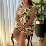 ست تاپ و شلوارک ساتین (پک 3 عددی)