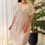 پیراهن بلند زیبای رز عمده (پک 4 عددی)