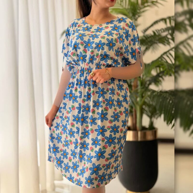 پیراهن بلند زیبای رز عمده (پک 4 عددی)