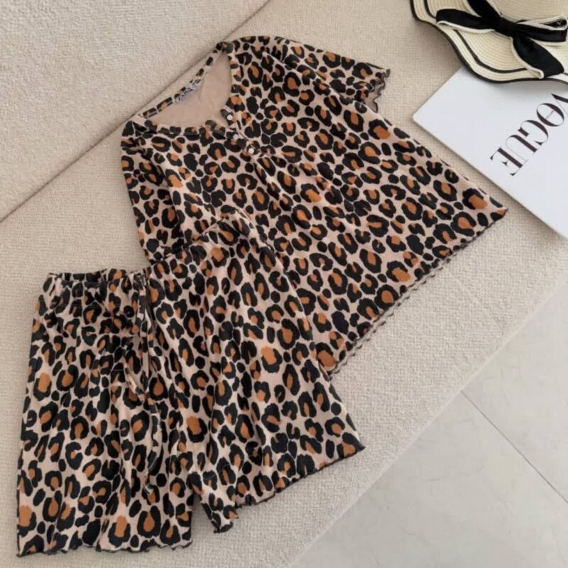 ست کراپ و شورتک zara عمده (پک 6 عددی)