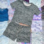 ست کراپ و  شورتک ZARA عمده (پک 6 عددی)