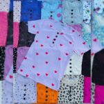 تیشرت یقه گرد ZARA دکمه چوبی عمده (پک 6 عددی)