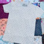 تیشرت یقه گرد H.M عمده (پک 6 عددی)