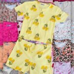 ست کراپ و‌ شورتک zara عمده (پک 6 عددی)