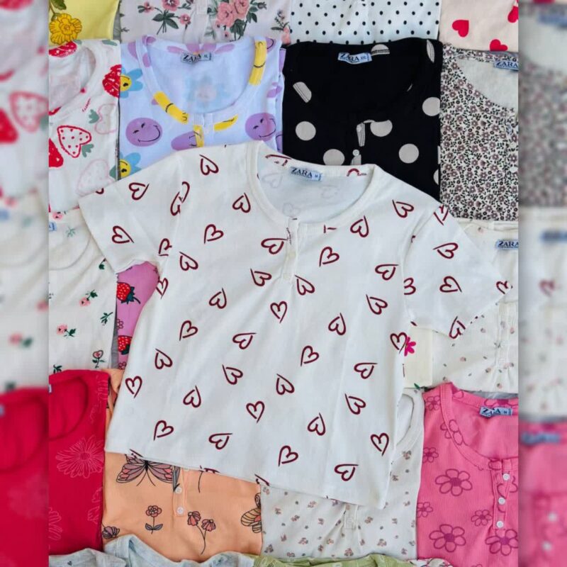 کراپ ZARA  قواره دارعمده (پک 6 عددی)