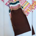 تاپ بیسیک یقه کتی کاربردی عمده (پک 6 عددی)