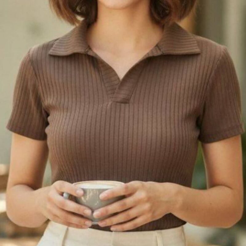 پلوشرت یقه مردانه عمده (پک 6 عددی)