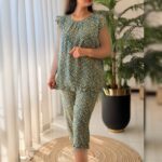 ست تاپ و شلوارک ساتین عمده (پک 3 عددی)