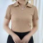 پولوشرت یقه وی مردانه (پک 6 عددی)